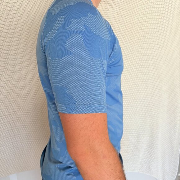 Under Armour Men's Short Sleeve Performance T-Shirt - Light Blue - Size Medium - Picture 3 of 7